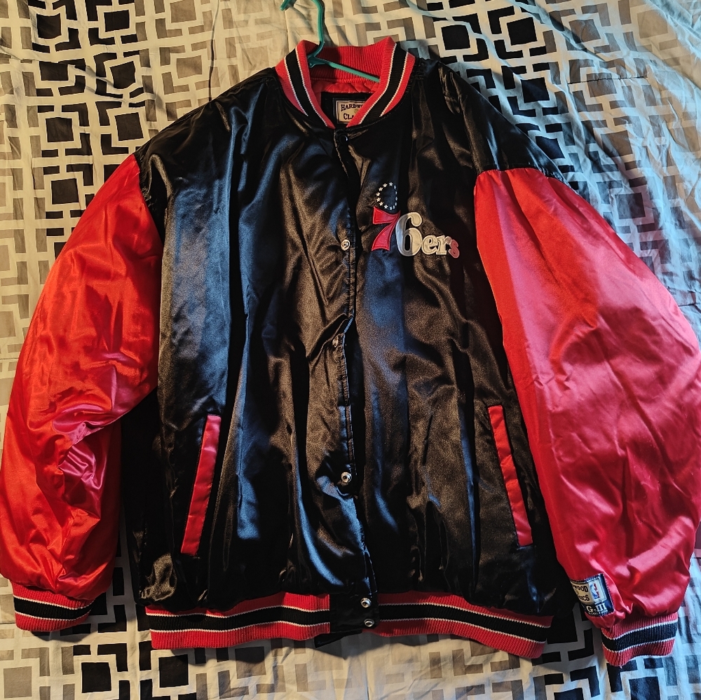 G-III XXL Throwback Philadelphia 76ers Jacket